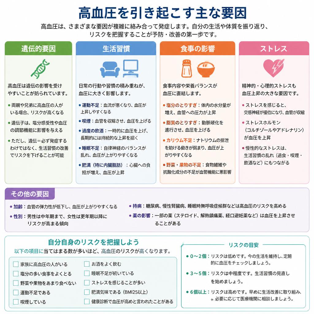 高血圧のリスク要因