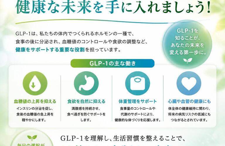 GLP-1を理解して、健康な未来を手に入れましょう！　　　　　　　　武蔵小杉せのお内科クリニック