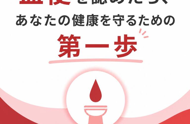 血便を認めたら、あなたの健康を守るための第一歩　　　　　　　武蔵小杉せのお内科クリニック