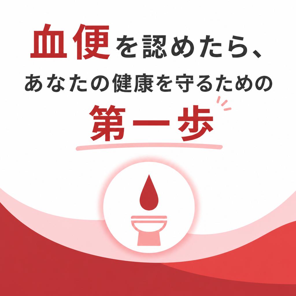 血便を認めたら、あなたの健康を守るための第一歩