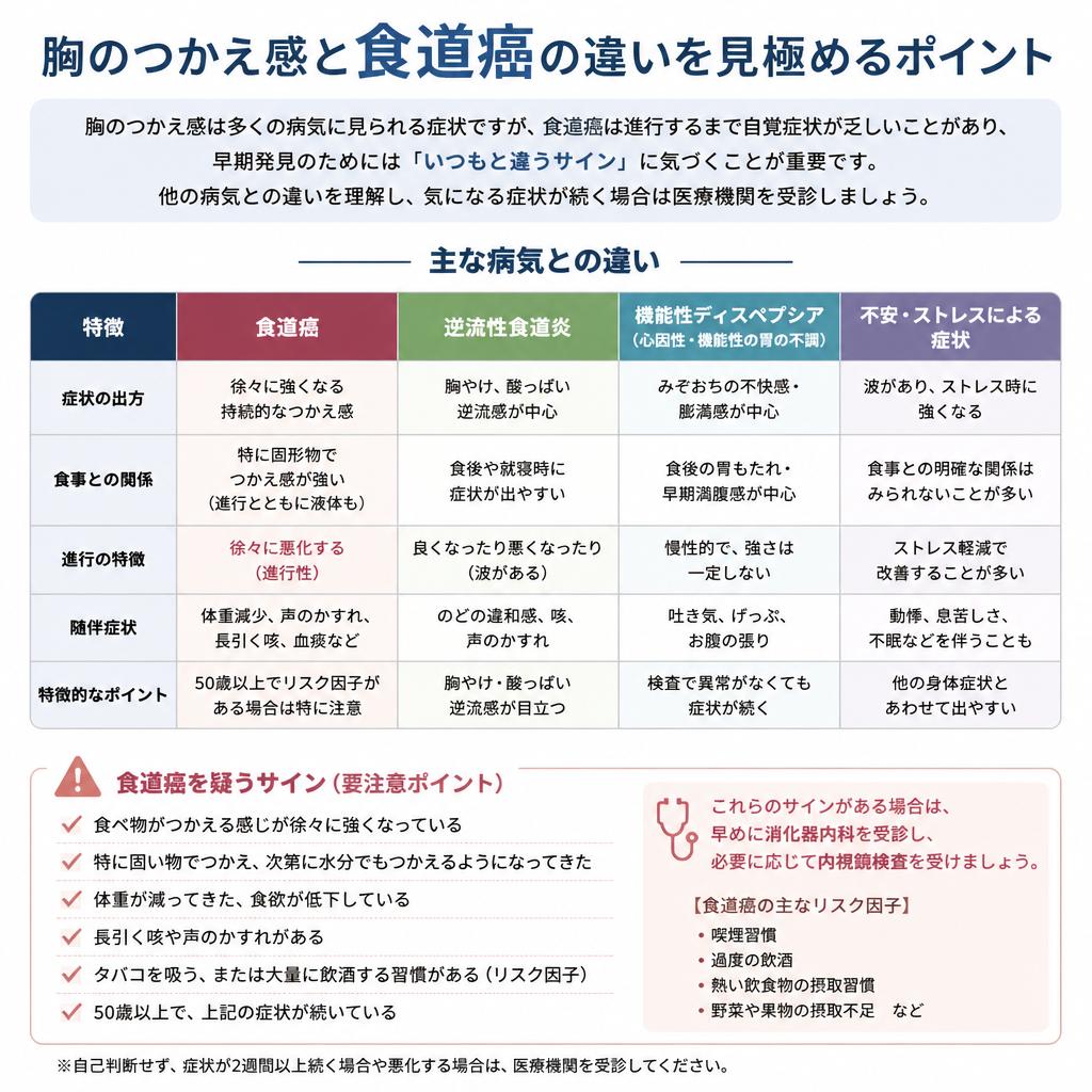 他の症状との違い、見極め方