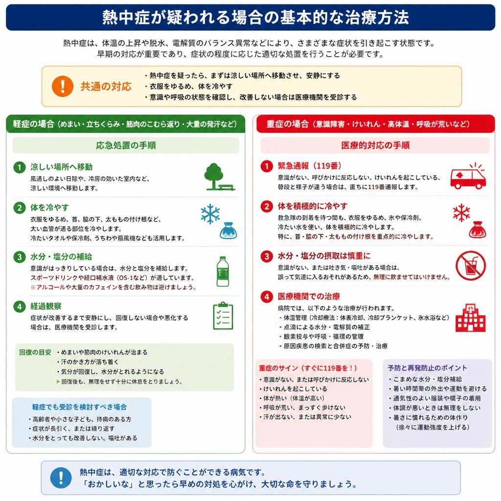 熱中症の治療法