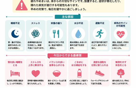 疲れやめまいを軽視しないで！あなたの健康を守るための最善策を提案します　　　　　武蔵小杉せのお内科クリニック