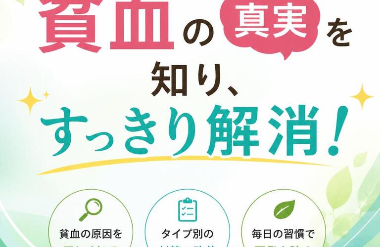 貧血の真実を知り、すっきり解消！　　　　　　　　武蔵小杉せのお内科クリニック