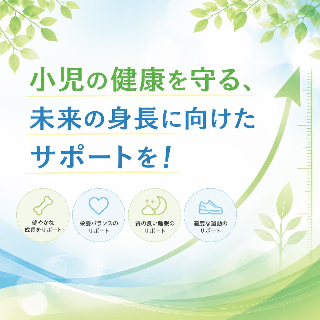 小児の健康を守る、未来の身長に向けたサポートを！
