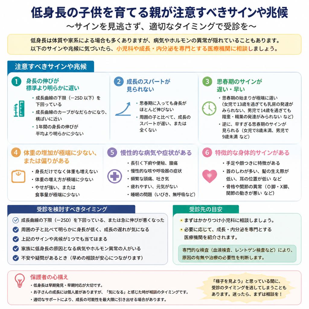 親が知っておくべきサイン