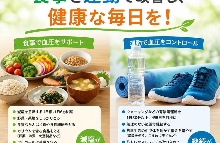 高血圧を食事と運動で改善し、健康な毎日を！　　　　　　　　　武蔵小杉せのお内科クリニック