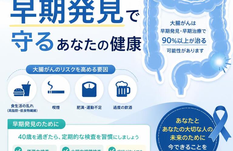 大腸がんリスクを知り、早期発見で守るあなたの健康　　　　　　　武蔵小杉せのお内科クリニック