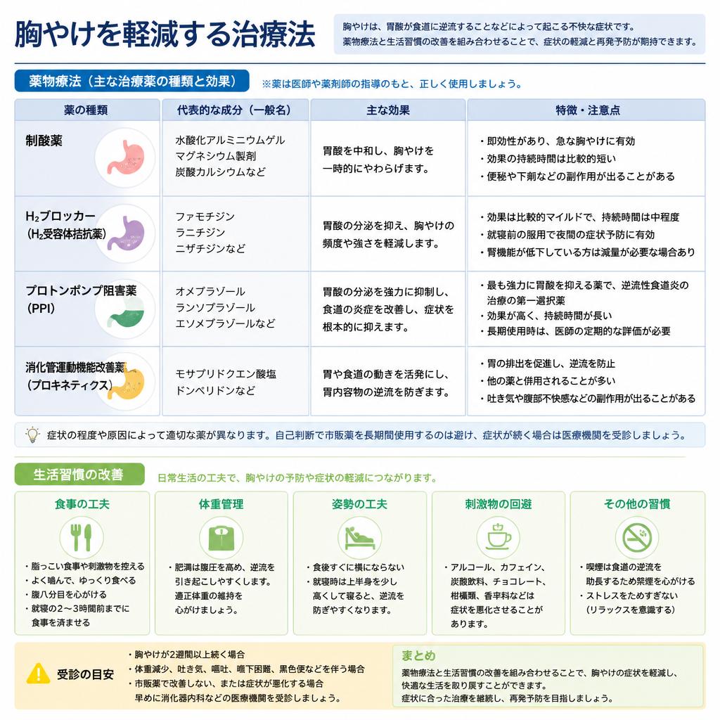 4. 胸やけの治療法