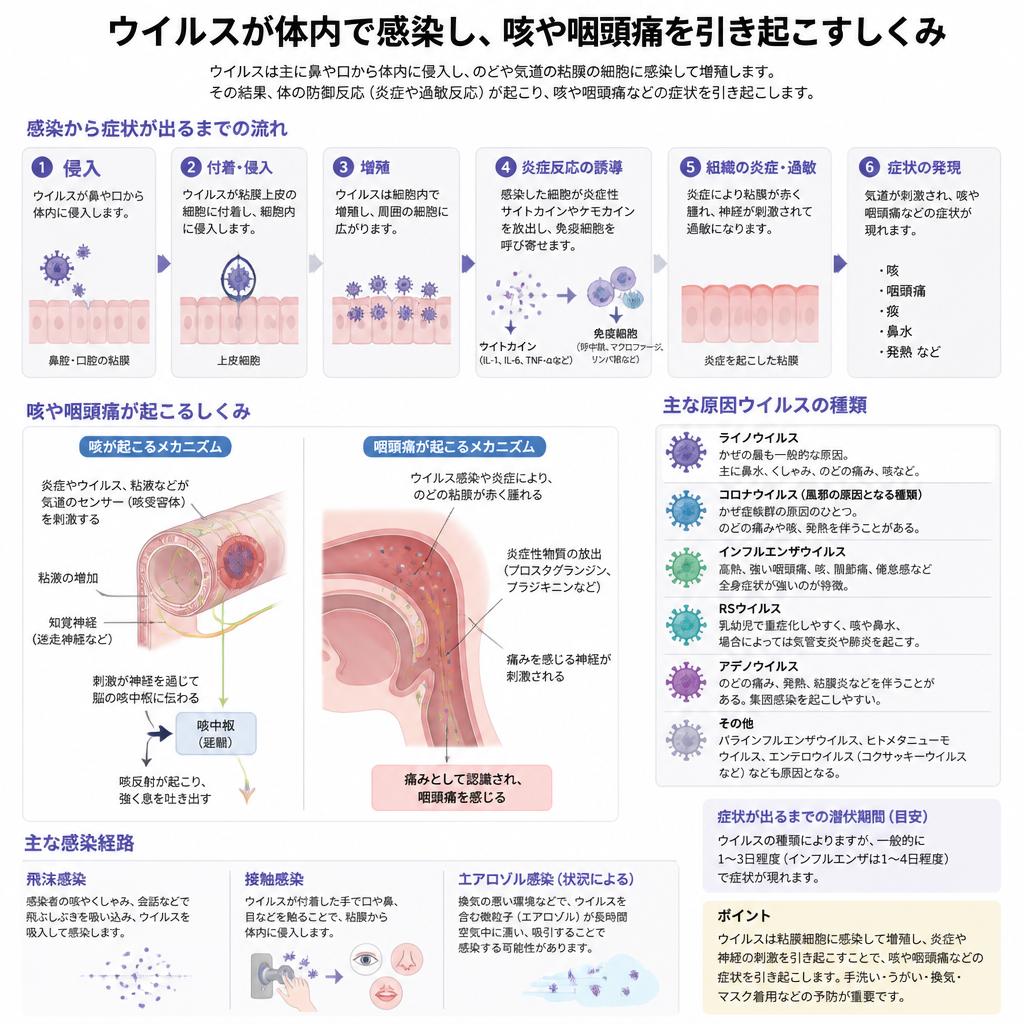 ウイルス感染のメカニズム