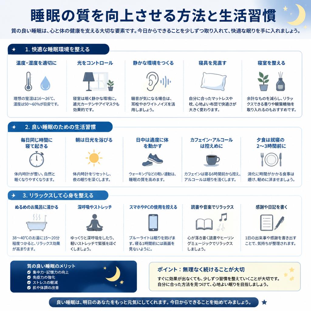 効果的な睡眠対策