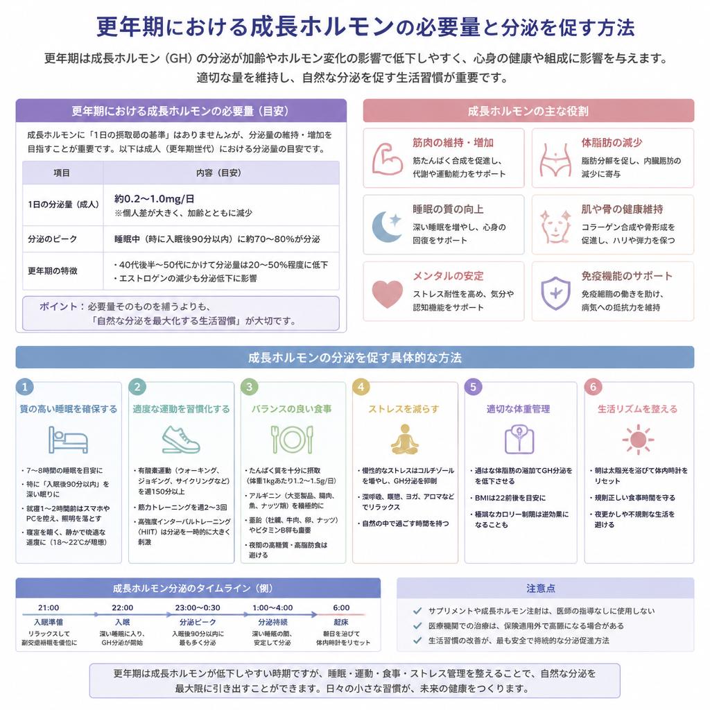 女性に必要な成長ホルモンの量