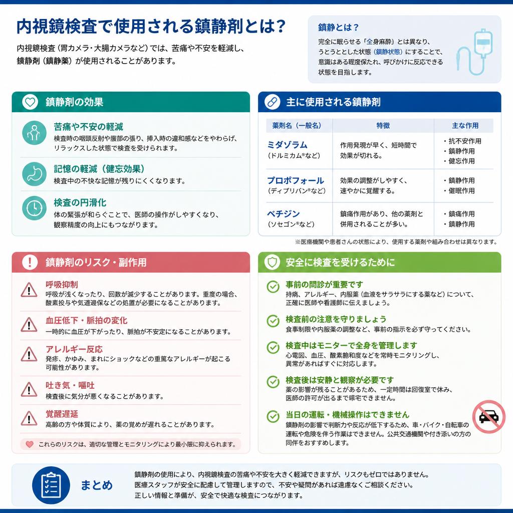 鎮静剤の効果と安全性