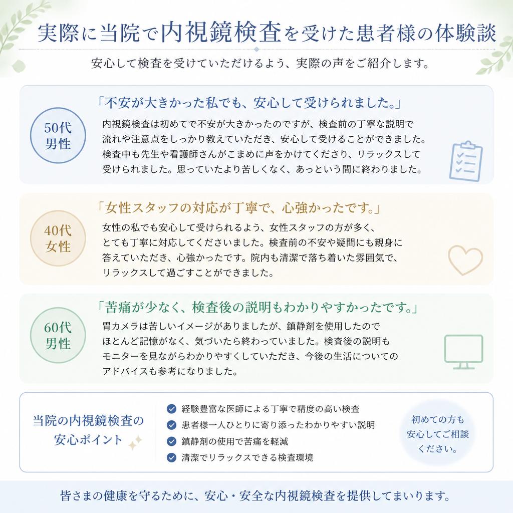 患者様の声・体験談