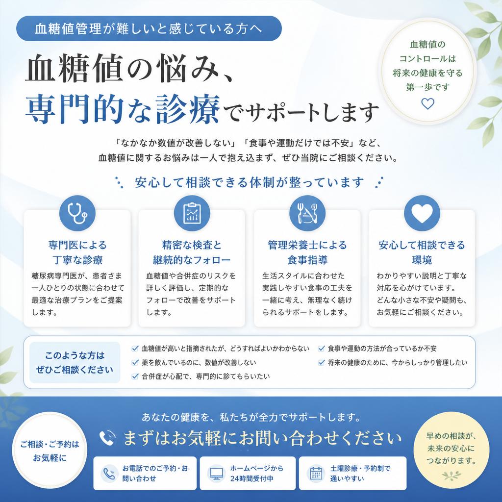 専門医に相談しよう！