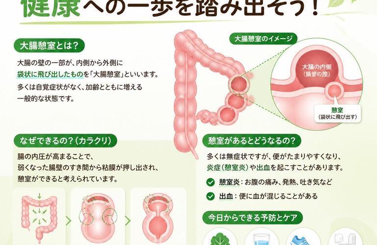 大腸憩室のカラクリを知り、健康への一歩を踏み出そう！　　　　　武蔵小杉せのお内科クリニック