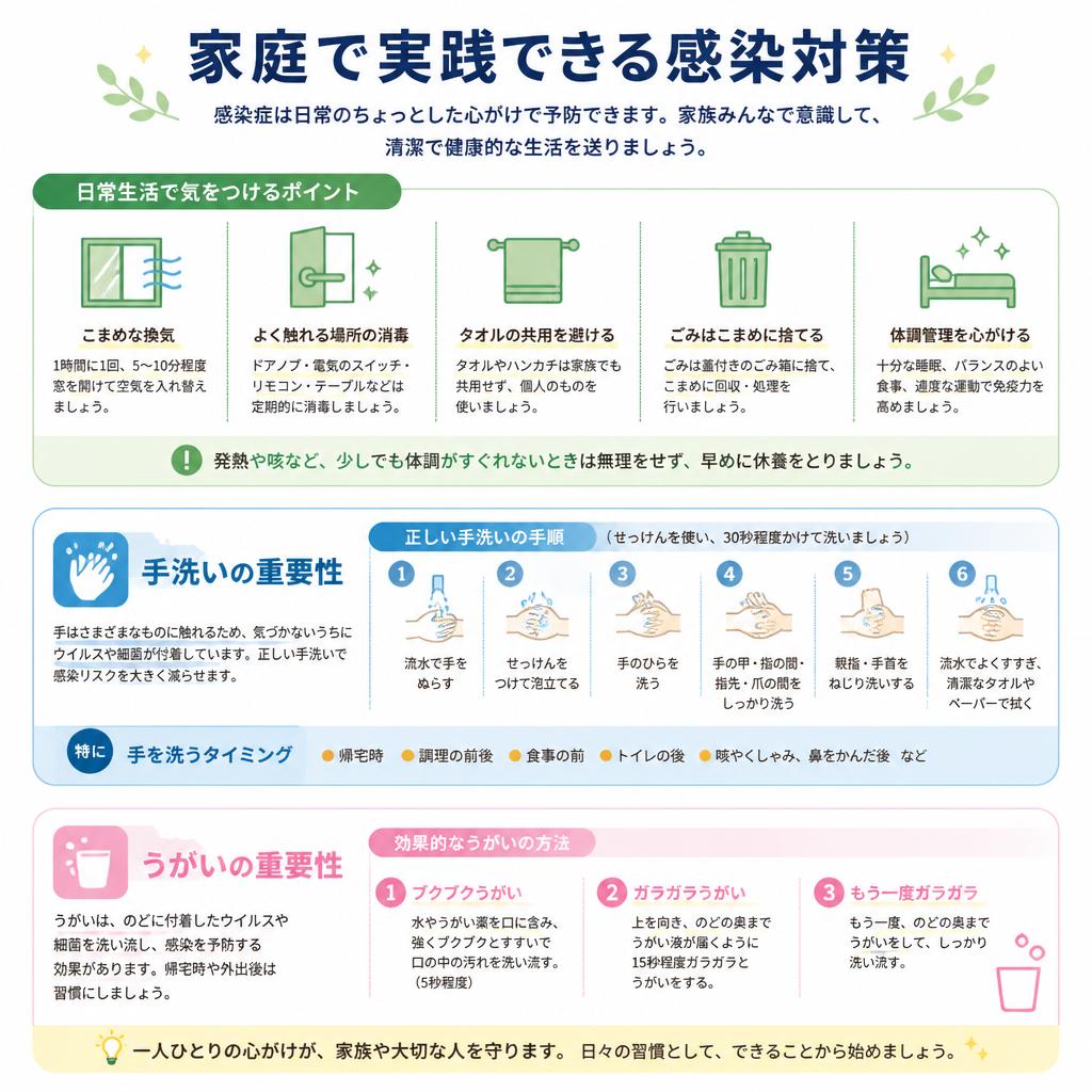 家庭でできる対策
