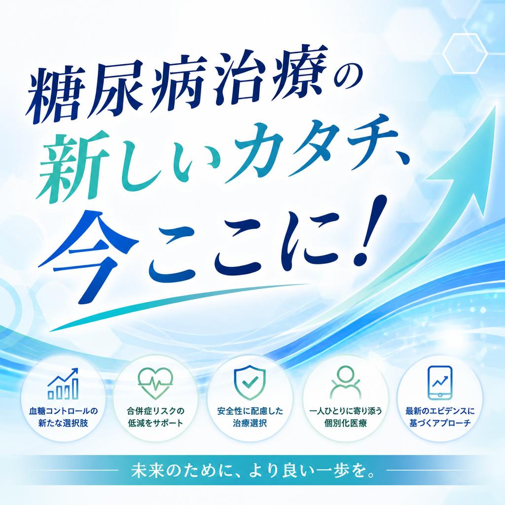 糖尿病治療の新しいカタチ、今ここに！
