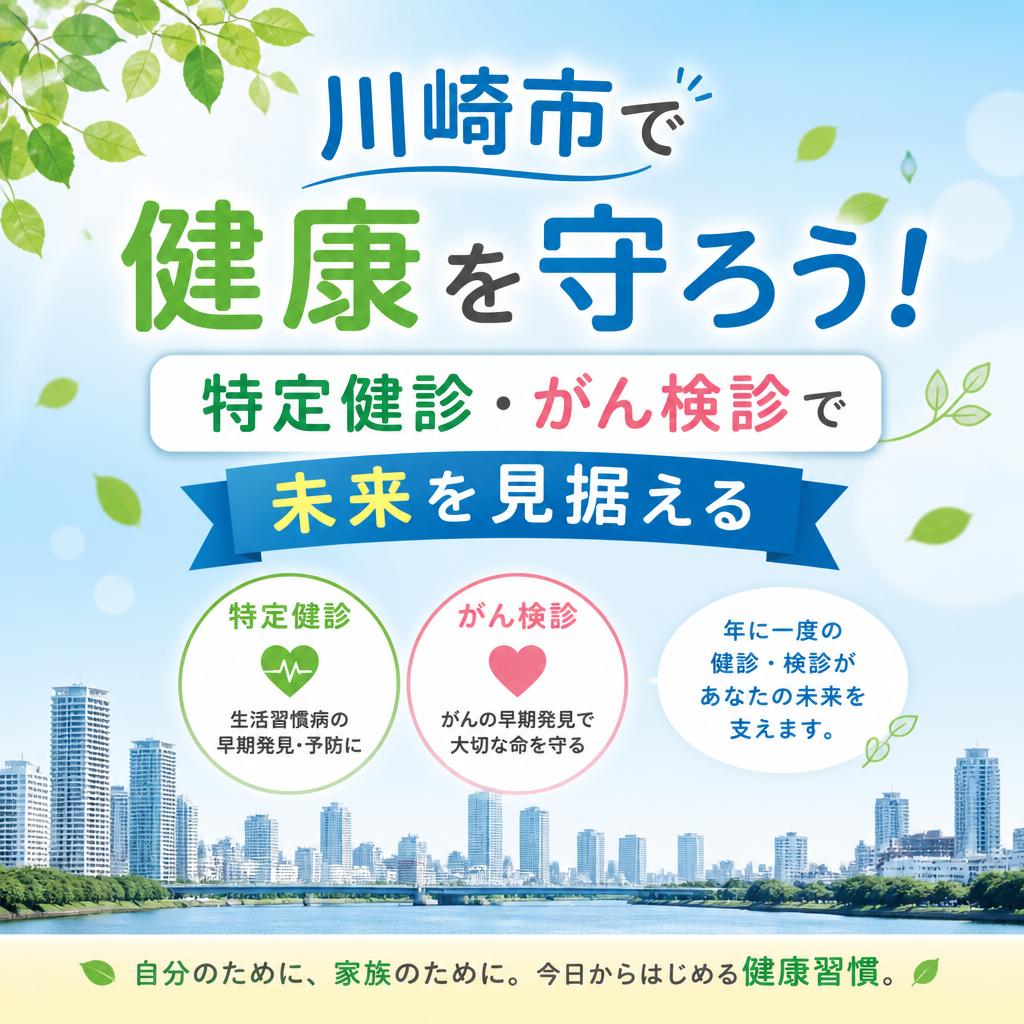 川崎市で健康を守ろう！特定健診・がん検診で未来を見据える