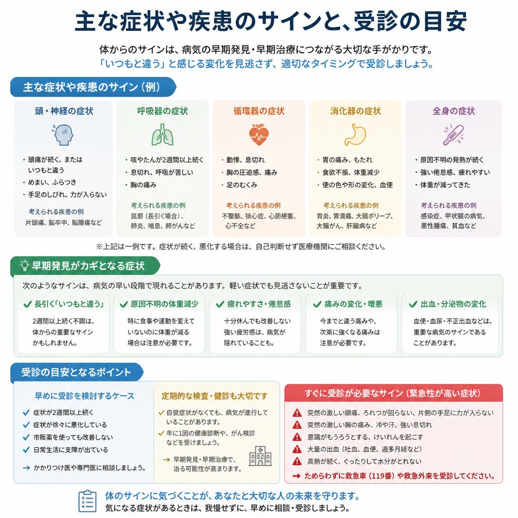 症状診断のポイント