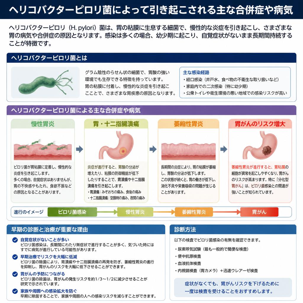 感染による主な合併症