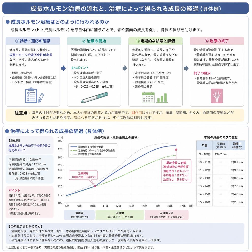 成長ホルモン治療の効果