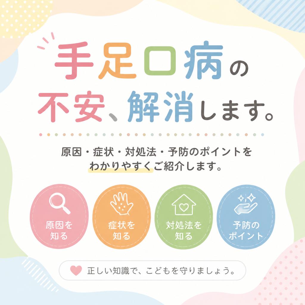 手足口病の不安、解消します。
