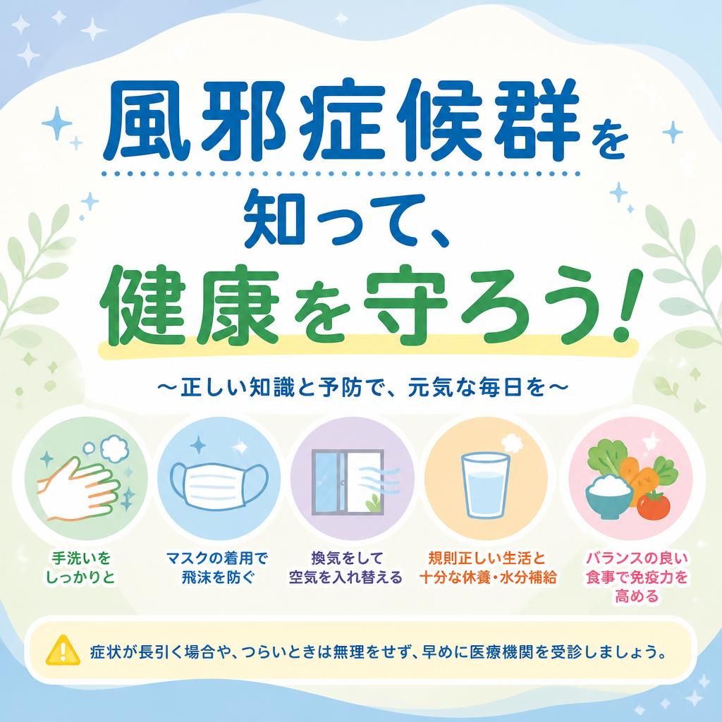 風邪症候群を知って、健康を守ろう！