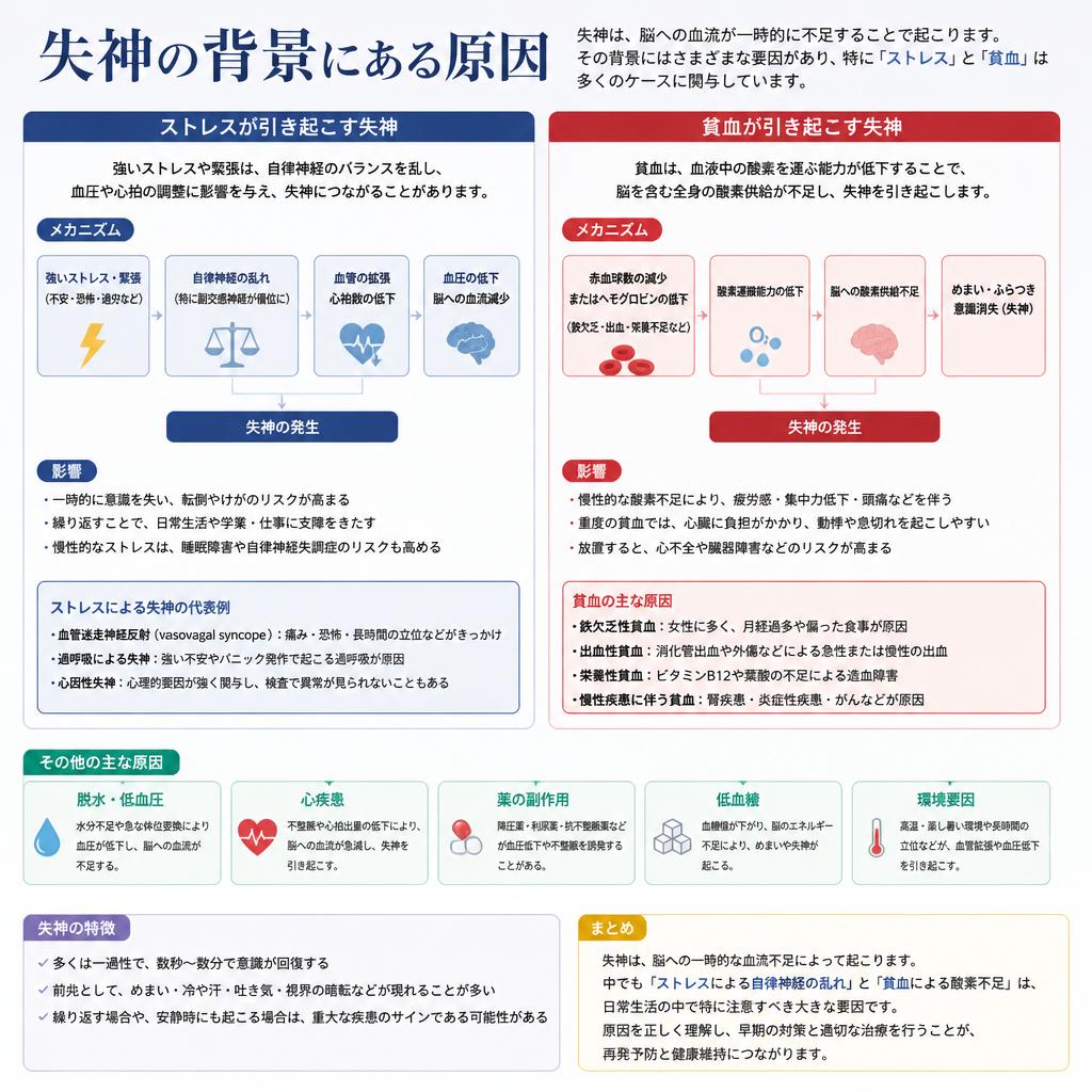 失神の主な原因