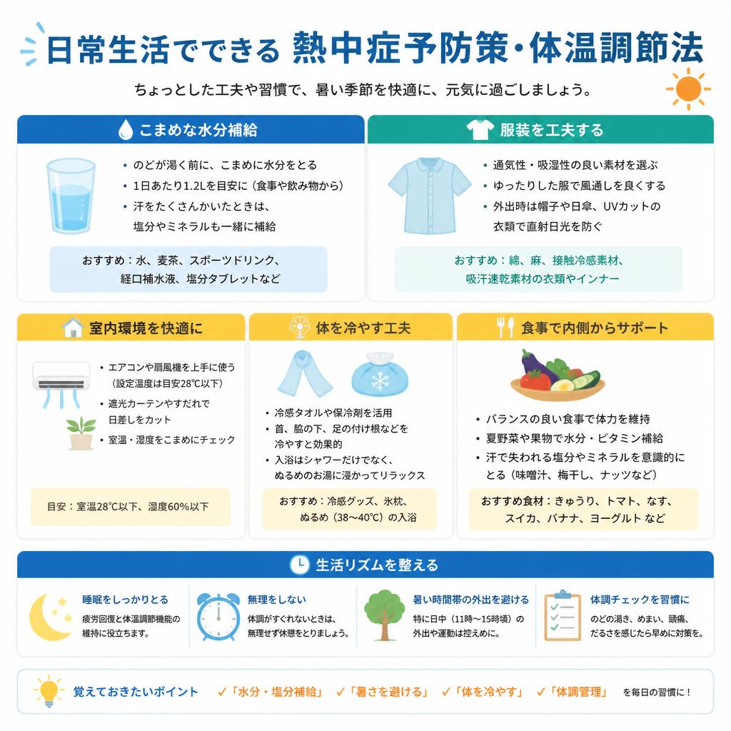 日常生活での熱中症対策