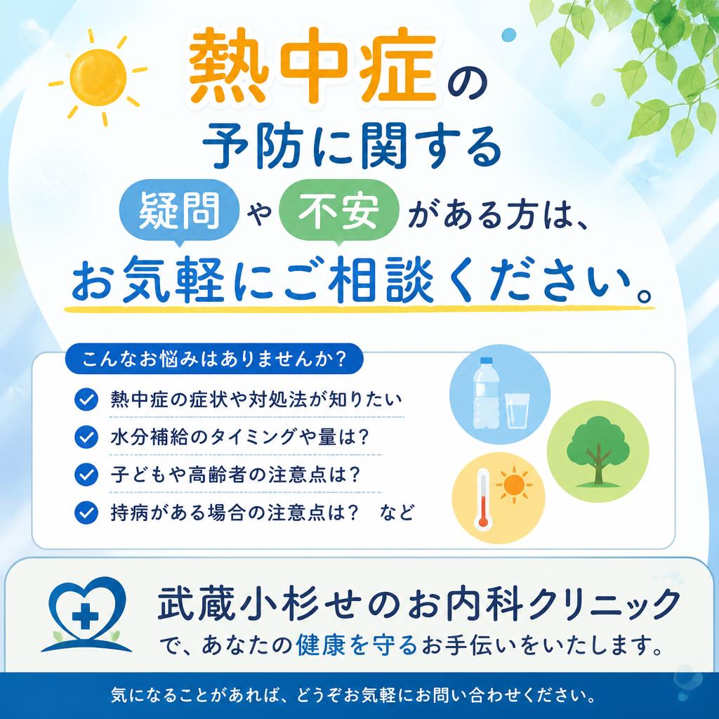 健康診断での相談をお勧めします