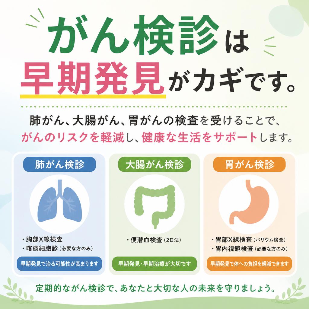 がん検診の重要性：命を守るための第一歩