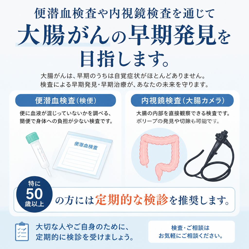 大腸がん検診：検査で安心を手に入れる