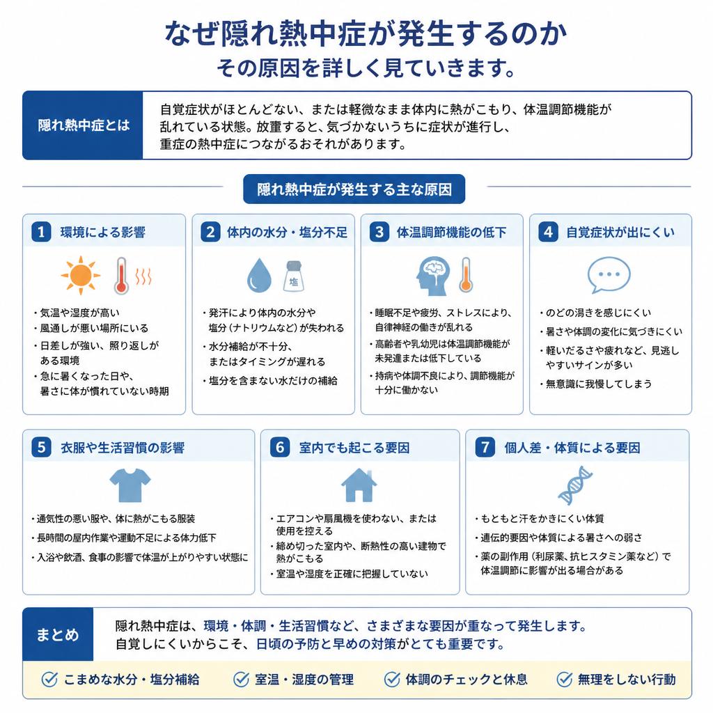 2. 隠れ熱中症の原因
