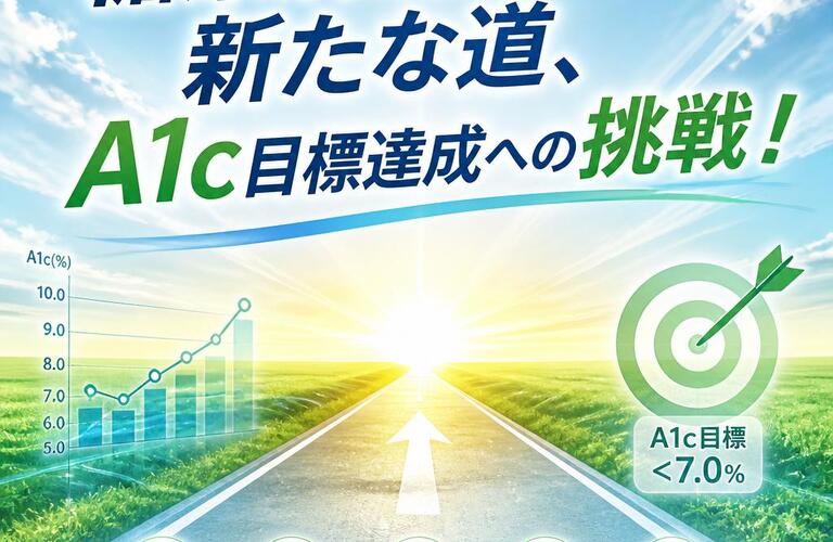 「糖尿病治療の新たな道、A1c目標達成への挑戦！」　　　　　　　　　　武蔵小杉せのお内科クリニック