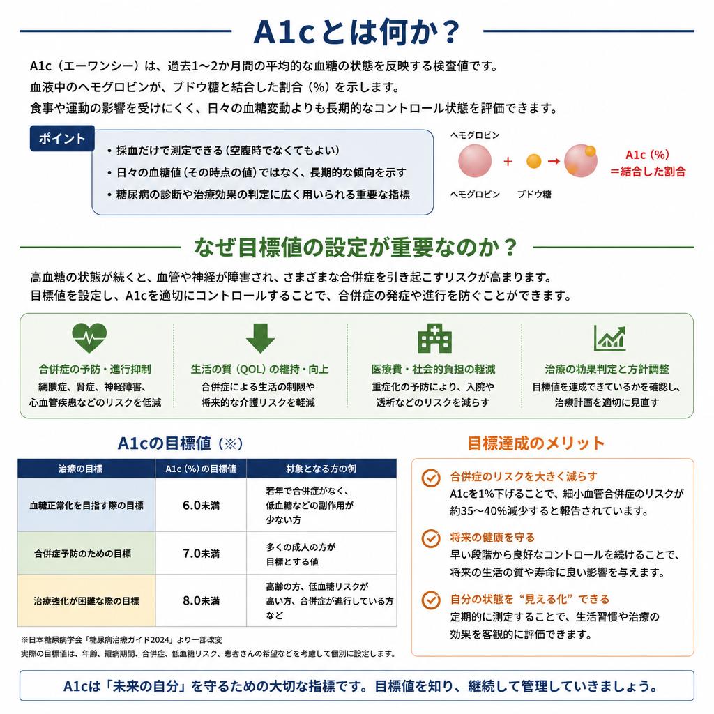 2. A1cとは？目標値の重要性