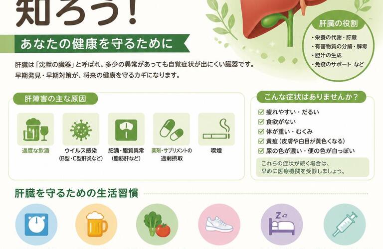 肝障害・肝機能について知ろう！あなたの健康を守るために　　　　　武蔵小杉せのお内科クリニック