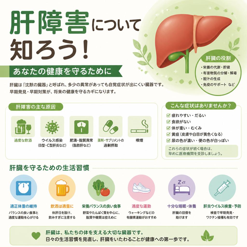 肝障害について知ろう！あなたの健康を守るために