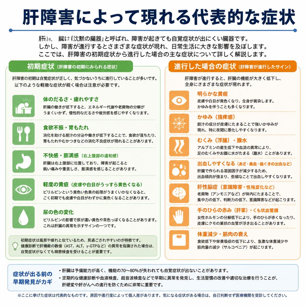 肝障害の症状