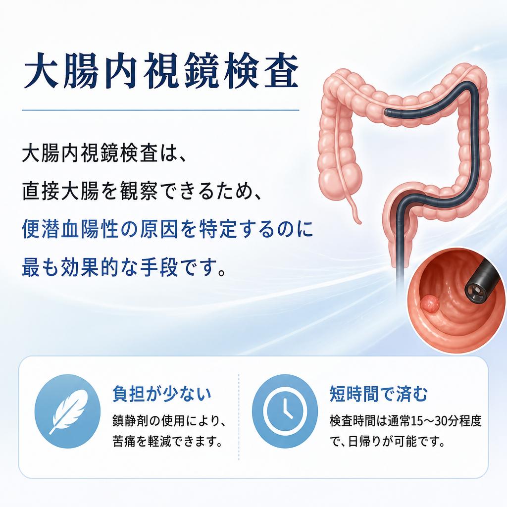 大腸内視鏡検査のメリット