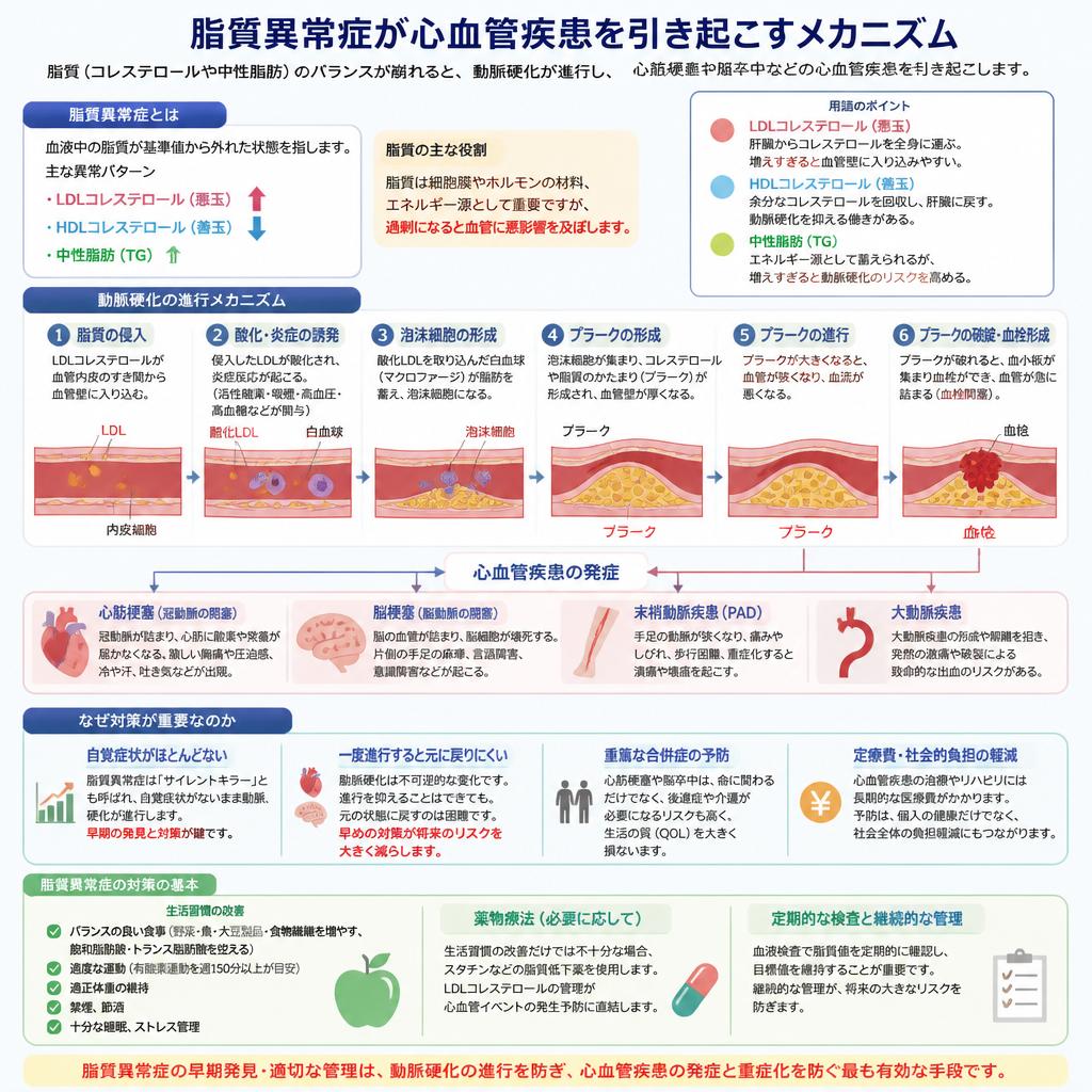 2. 脂質異常症と心血管疾患の関連性