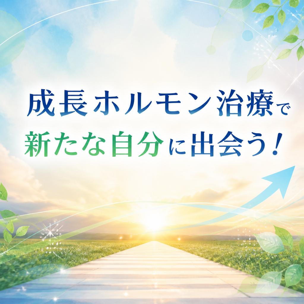 成長ホルモン治療で新たな自分に出会う！