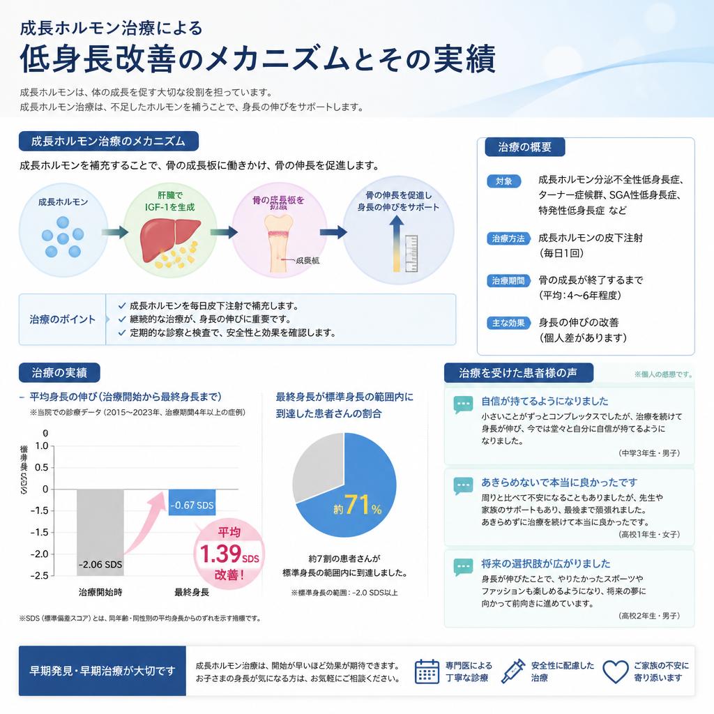 低身長改善の効果