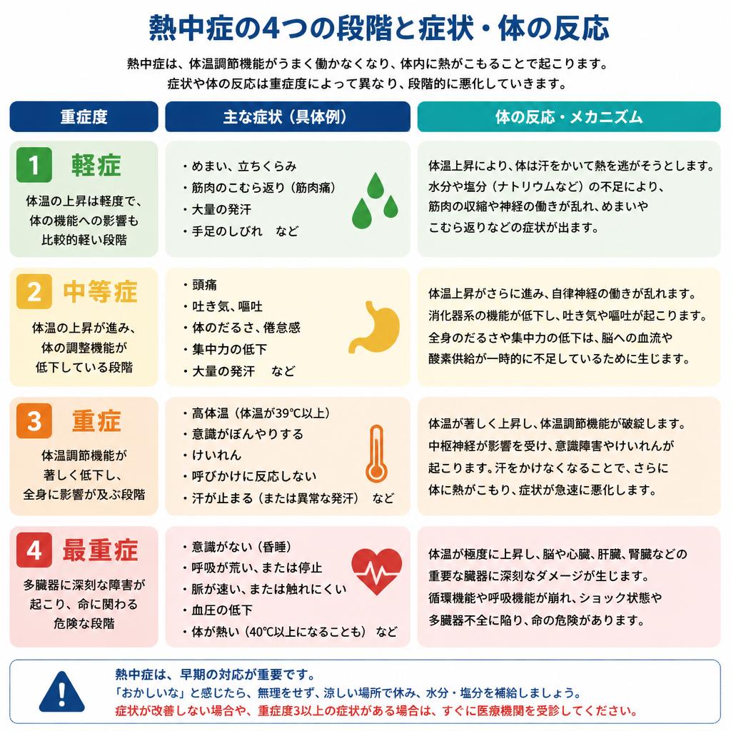 熱中症の重症度分類