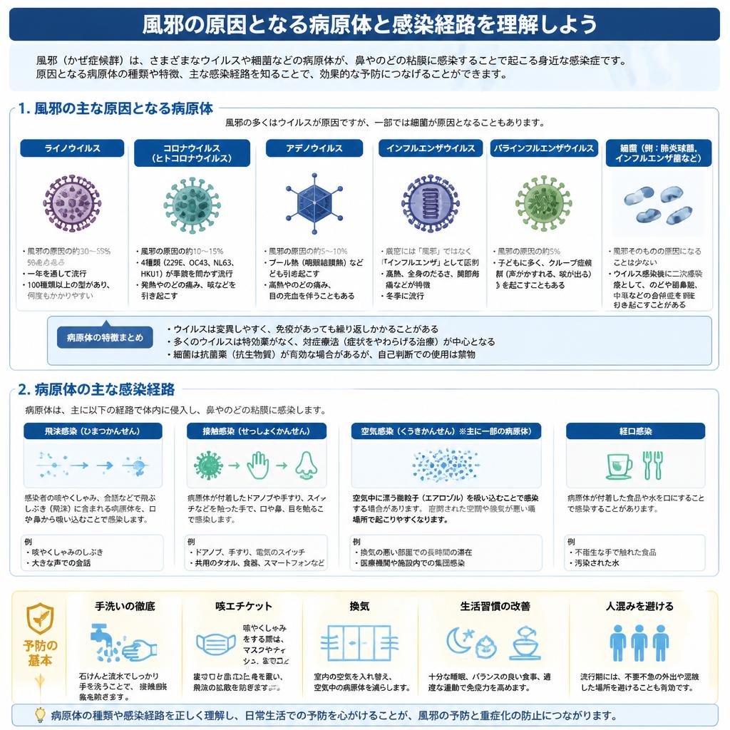 風邪の原因は何？