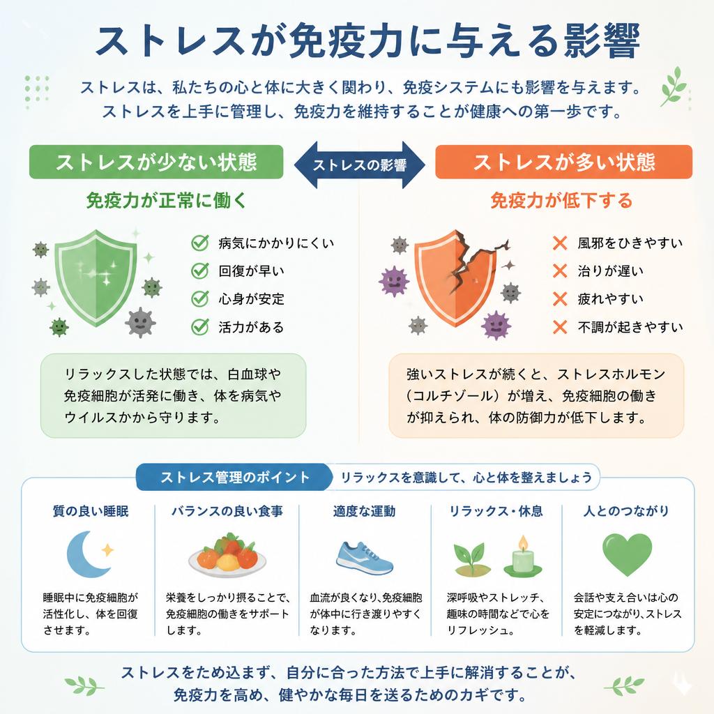 ストレスと風邪の関係