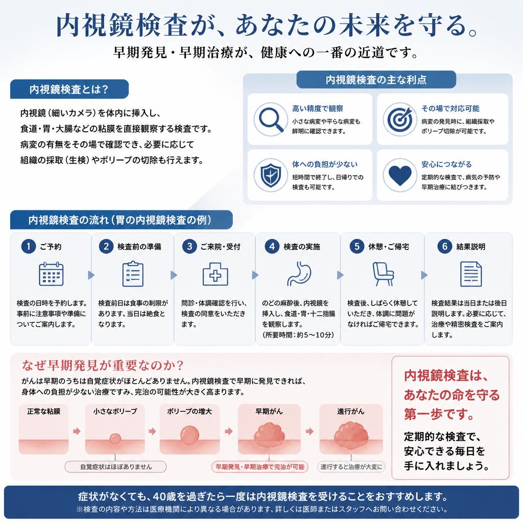 いざ内視鏡検査！その重要性とは？