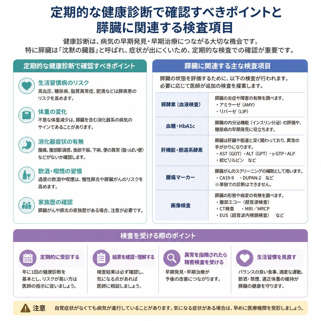 健康診断でのチェックポイント