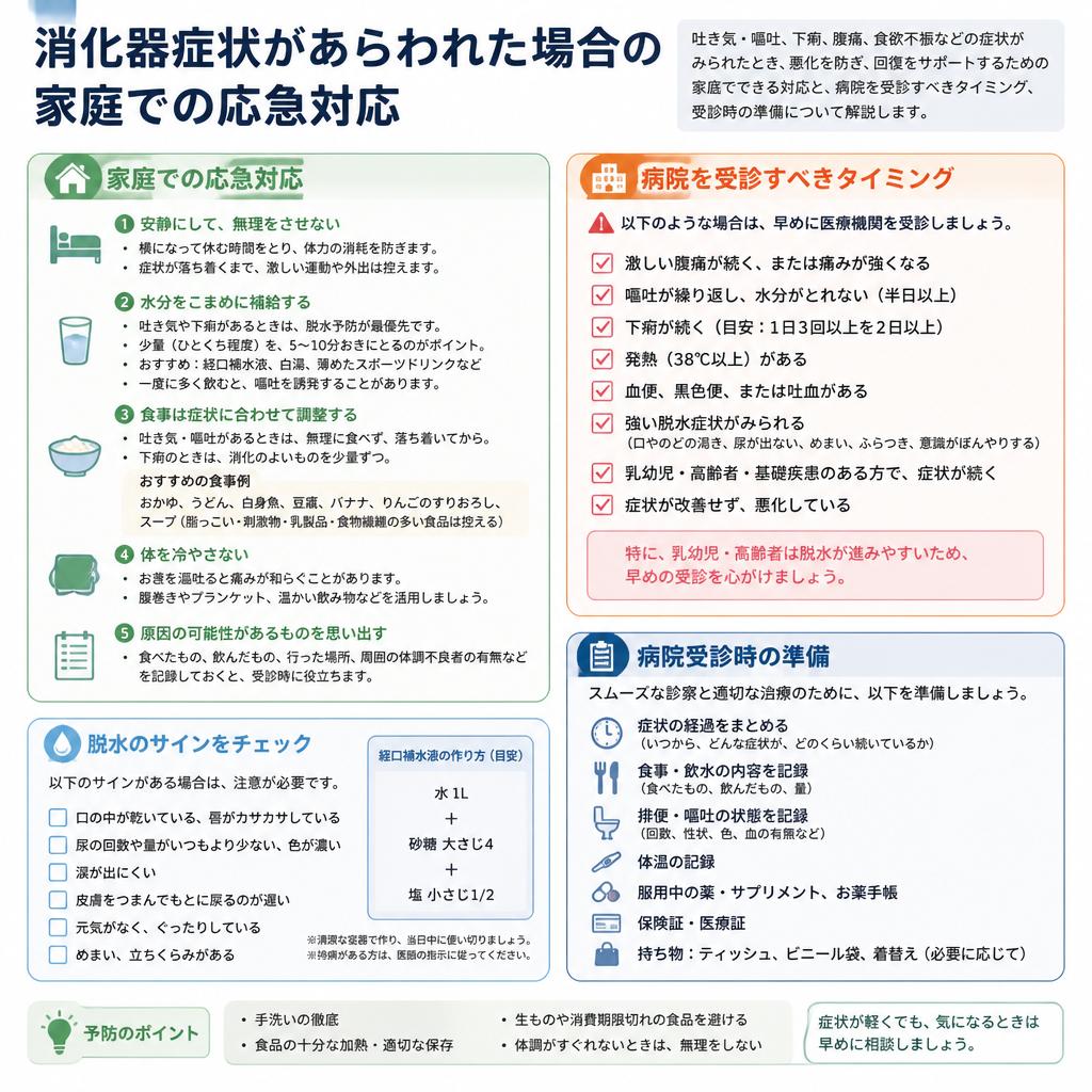 症状が発生した場合の対応法