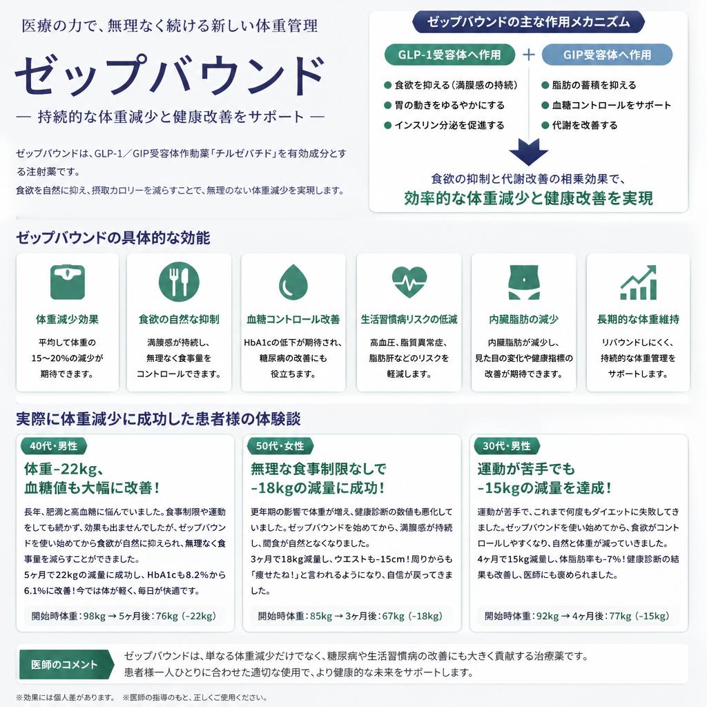 ゼップバウンドの効果
